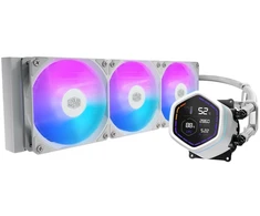 Cooler Master MasterLiquid Core Nex Digital procesoriaus skysčio aušinimo rinkinys 12 cm Baltas