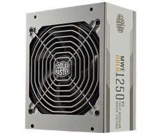 Cooler Master MWE Gold 1250 V2 ATX 3.1 baltas leidimas, 1250 W, 100–240 V, 50/60 Hz, 15–7 A, aktyvus, 120 W