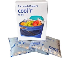 G.Lunch Cool'r 3 x pietų šaldymo krepšiai