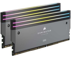 Corsair Microsystems „Corsair Dominator Titanium“, universalus, RGB šviesos stiprinimo rinkinys, pilkas, daugiaspalvis, 122 g
