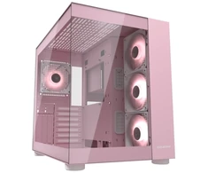 COUGAR Midi Tower Case, FV150 ARGB, Rožinė, Midi Tower, PC, Rožinė, ATX, micro ATX, Mini-ITX, Gaming, Multi