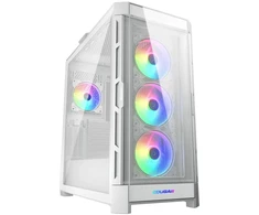 COUGAR Midi Tower korpusas Duoface Pro ARGB, baltas, Midi Tower, PC, baltas, ATX, EATX, micro ATX, Mini-ITX, SSI CEB, metalas, nailonas, grūdintas stiklas, Multi