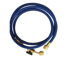 CPS 90 cm ilgio plovimo žarna, mėlyna, 1/4'' su vožtuvu