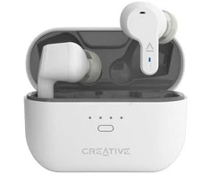 Creative – „Zen Air Pro“ lengvos, visiškai belaidės, atsparios prakaitui ausinės, baltos