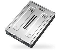 Icy Dock MB982SP-1S, SECC, Sidabras, FCC, CE, WEEE, 101,6 mm, 146,5 mm, 25,4 mm