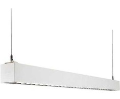 Solar Plus „Actor“ pakabinamas šviestuvas DP 4000K 50/50, 5950 lm, Ra80, 3SDCM, dvigubas parabolinis difuzorius, 50 % šviesos nukreipta į viršų, 50 % šviesos nukreipta žemyn. Įjungtas/išjungtas, 48 W. PROFESIONALUS.