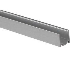 Solar Plus Aliuminio profilis LED juostai Neon Mini IP67, 2 m, anoduotas U formos profilis vidaus ir lauko apšvietimui.
