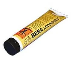 Boliden Bergse BERA loddefedt i 75 gram tube, til lodning af diverse metaller f.eks.: kobber, messing, stål og rustfrit stål.