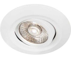 Solar Plus „Comfort Quick Outdoor“ baltas 3000 K, 435 lm, 36° 6 W, IP44. 40 mm montavimo aukštis, LED įleidžiamas šviestuvas, skirtas naudoti lauke. PROFESIONALUS.