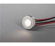 Solar Plus „Core Smart“ LED mini šviestuvas, 45°, baltas, 3000K, 60 lm, Ra>90, SDCM3, 1,2 W, 350 mA. Gnybtų kaladėlė 4x0,2–0,75 mm2. PROFESIONALUS.