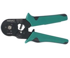 Solar Plus Užspaudimo replės laidiniams antgaliams 0,08–6 mm² ir dvigubiems antgaliams 0,25 mm², savaime prisitaikančios, šešių užspaudimų