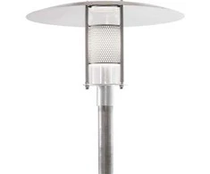 Sieninis šviestuvas Solar Plus „DeKanon“ parko šviestuvas, Ø60 mm stiebo. E27. F/Modernus LED. Karštai cinkuotas. II klasės dviguba izoliacija su 3,5 m laidu.