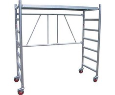 Solar Plus Sulankstomi pastoliai 178x74cm platforma Darbinis aukštis 3,80m Stovėjimo aukštis 1,80m