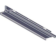Trilux „Global“ ilgas laidinis laikiklis 230 V, 3 fazių, aliumininis - PROFESSIONAL