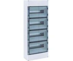 SPELSBERG Skydinė plokštė AKE 48, 4x12(+2) modulių. A x P x G: 750x300x142 mm. IP 55 polistirenas, šviesiai pilka RAL 7035.