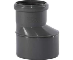 Gebr Ostendorf Kunststoffe HT Safe 110/75 mm Ht Pp redukcija. Greitesnis ir paprastesnis montavimas su naujais patentuotais sandarinimo žiedais, sudarytais iš 3 lūpų.
