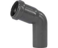 Gebr Ostendorf Kunststoffe HT Safe lenktas vamzdžių galas 32 mm 67 g. Greitesnis ir paprastesnis montavimas su naujais patentuotais sandarinimo žiedais, sudarytais iš 3 lūpų.