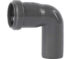 Gebr Ostendorf Kunststoffe HT Safe lenktas vamzdžio galas 32 mm 88,5 g. Greitesnis ir paprastesnis montavimas su naujais patentuotais sandarinimo žiedais, sudarytais iš 3 lūpų.
