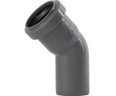 Gebr Ostendorf Kunststoffe HT saugus lenkimas. 40 mm 45 g. Greitesnis ir paprastesnis montavimas su naujais patentuotais sandarinimo žiedais, sudarytais iš 3 lūpų.