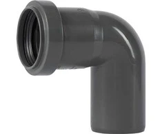 Gebr Ostendorf Kunststoffe HT saugus lenkimas. 40 mm 87 g. Greitesnis ir paprastesnis montavimas su naujais patentuotais sandarinimo žiedais, sudarytais iš 3 lūpų.