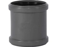 Gebr Ostendorf Kunststoffe HT Safe dviguba mova 110 mm. Greitesnis ir paprastesnis montavimas su naujais patentuotais sandarinimo žiedais, sudarytais iš 3 lūpų.
