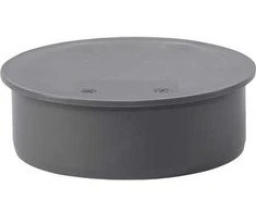 Gebr Ostendorf Kunststoffe HT Safe kištukas 110 mm. Greitesnis ir paprastesnis montavimas su naujais patentuotais sandarinimo žiedais, sudarytais iš 3 lūpų.