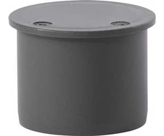 Gebr Ostendorf Kunststoffe HT Safe kištukas 40 mm. Greitesnis ir paprastesnis montavimas su naujais patentuotais sandarinimo žiedais, sudarytais iš 3 lūpų.