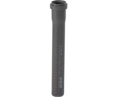 Gebr Ostendorf Kunststoffe HT Safe vamzdis 40x250 mm su mova. Greitesnis ir paprastesnis montavimas su naujais patentuotais sandarinimo žiedais, sudarytais iš 3 lūpų.