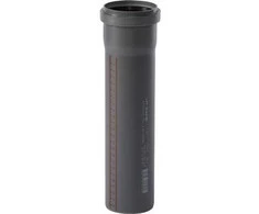 Gebr Ostendorf Kunststoffe HT Safe vamzdis 75x250 mm su mova. Greitesnis ir paprastesnis montavimas su naujais patentuotais sandarinimo žiedais, sudarytais iš 3 lūpų.