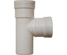 Solar Plus HTP vamzdis su 88 laipsnių kampu, 32-32 mm, su 2 įvorėmis, baltas