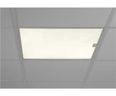 Solar Plus Įleidžiamas, 37 W, 4825 lm, 4000 K, CRI 90–100, opalas, 595 x 595 mm, L-Sense BT, 2,5 m Schuko laidas