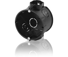 Solar Plus Sieninė dėžutė, 1 modulis, 45 mm gylio, varžtų atstumas – 60 mm. Juoda euro dėžutė. Vamzdžio įvadas – 20 ir 25 mm. Tvirtinimo varžtai pridedami. Be halogenų.