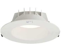 Zevercsslr „Inverso II 195“ įleidžiamas šviestuvas, 15 W 1800 lm, 4000 K, CRI90, DALI, „EasyAir“ jutiklis, išpjova Ø195 mm, baltas - PREMIUM