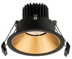 Solar Plus Inverso G2 Ø90 9W 700LM 3000K CRI90 juodas/auksinis reflector