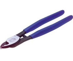 Solar Plus Kabelių žirklės su dvigubais ašmenimis, pjovimo pajėgumas Ø13 mm / 70 mm², ilgis 212 mm