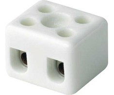 Solar Plus Porcelianinis karūnėlės tipo kištukas 2P 16 mm² (VDE 10 mm²) su tvirtinimo anga, aukštis x plotis x gylis: 23,0 x 34,0 x 30,0