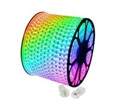 Solar Plus LIT230 SNAP JUOSTELĖS IP67 230V RGB 50M su Snap jungtimi ir be jungties