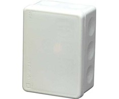 Solar Plus Membraninė dėžutė IP55 101x73x46 mm su 9 vnt. 20 mm įvadais, be halogenų, polipropilenas, šviesiai pilka
