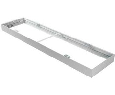 Solar Plus LED panelės tvirtinimo rėmelis, matmenys 300x1200 mm. Paviršiniam montavimui, su vieta maitinimo šaltiniui už šviestuvo.