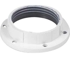 Tekniskbelysnings Industri E27 lizdo žiedas Ø58 mm, baltas