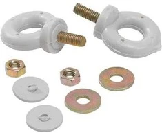 Solar Plus Pakabos kilpa su 10 mm skylute, 5 mm sriegiu ir veržle EP2 šviestuvui, pagaminta iš plastiko/metalo.
