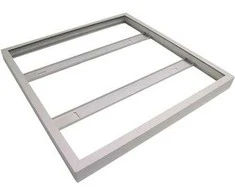 Solar Plus LED PLOKŠČIOS SKYDELIO MONTAVIMO RĖMAS 595x595, BALTA RAL9016 - LED plokščios plokštės storis 10-12 mm. - STANDARTINIS