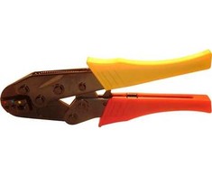 Solar Plus Izoliuotų kabelių antgalių 0,5–6 mm² užspaudimo replės su fiksavimo funkcija