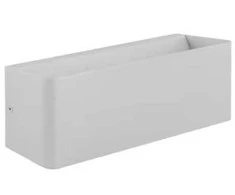 Sieninis šviestuvas Solar Plus SEMI wall light 9W 660LM 3000K 307x100x74mm pilkas