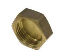 Solar Plus SLUTMUFFE 3/8" MESSING DZR