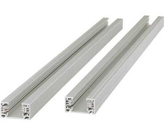 Solar Plus Kvadratinis bėgelis, 230 V, 1 fazės, 1 metro, aliuminis - STANDARTINIS