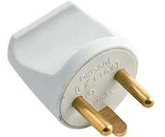 Thorkild Larsen Apvalus kištukas su įžeminimu 16A 250V šviesiai pilkas