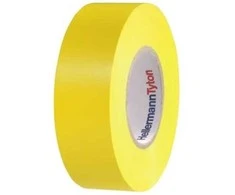 Solar Plus HellermannTyton Hellermann Tyton HTAPE-FLEX15-19x20 - Geltona - Bundling - Fastening - Handicrafting - Marking - Repairing - Strengthening - PVC - Solvent resistant - RoHS - 90 °C