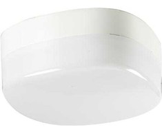 Lubinis šviestuvas Solar Plus Utin 220 lubinis ir sieninis šviestuvas Max 60W E27, Ø220 mm baltas - STANDARTINIS