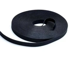 Solar Plus Juoda lipni juosta ritinėlyje, 12,5 mm pločio, 22,5 metro ilgio. Daugkartinio naudojimo.